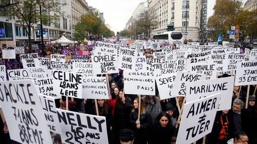 Марш против гендерного насилия во Франции, 2021 год