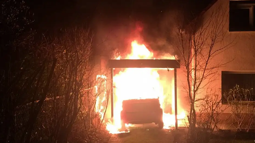 Пожар в доме семьи Ферата Кочака.