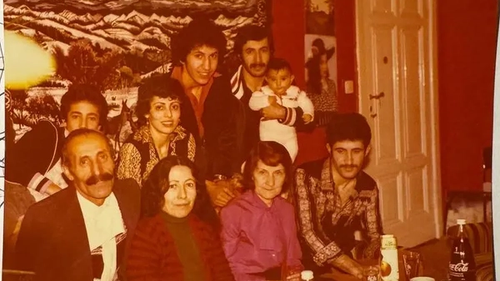 Семья Ферата Кочака в конце 1970-х.