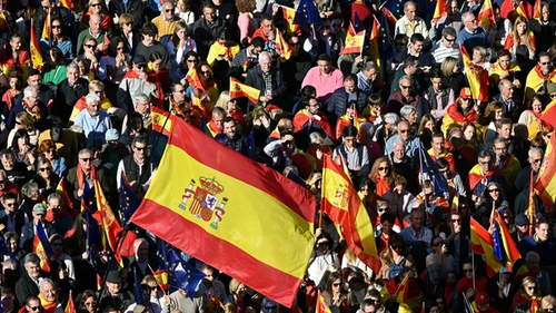 Протесты против амнистии каталонских сепаратистов