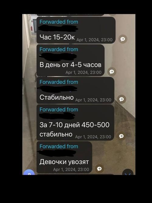 Сообщения в чате секс-работниц